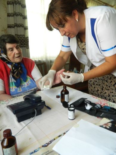 The care center and the mobile service in the Kharkiv region